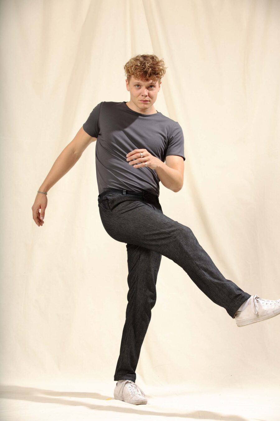 Lange chino hose