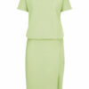 jerseykleid pistazie