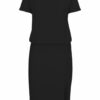 jerseykleid schwarz