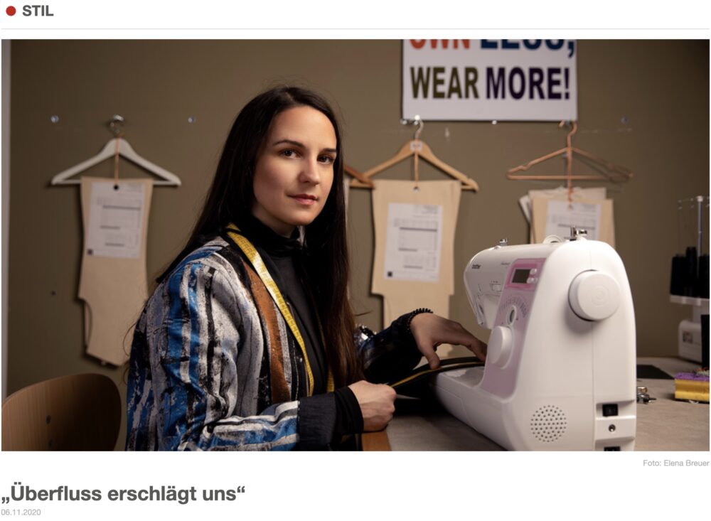 nina walter am nähen