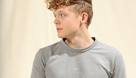 2-in-1 sweatshirt in grau